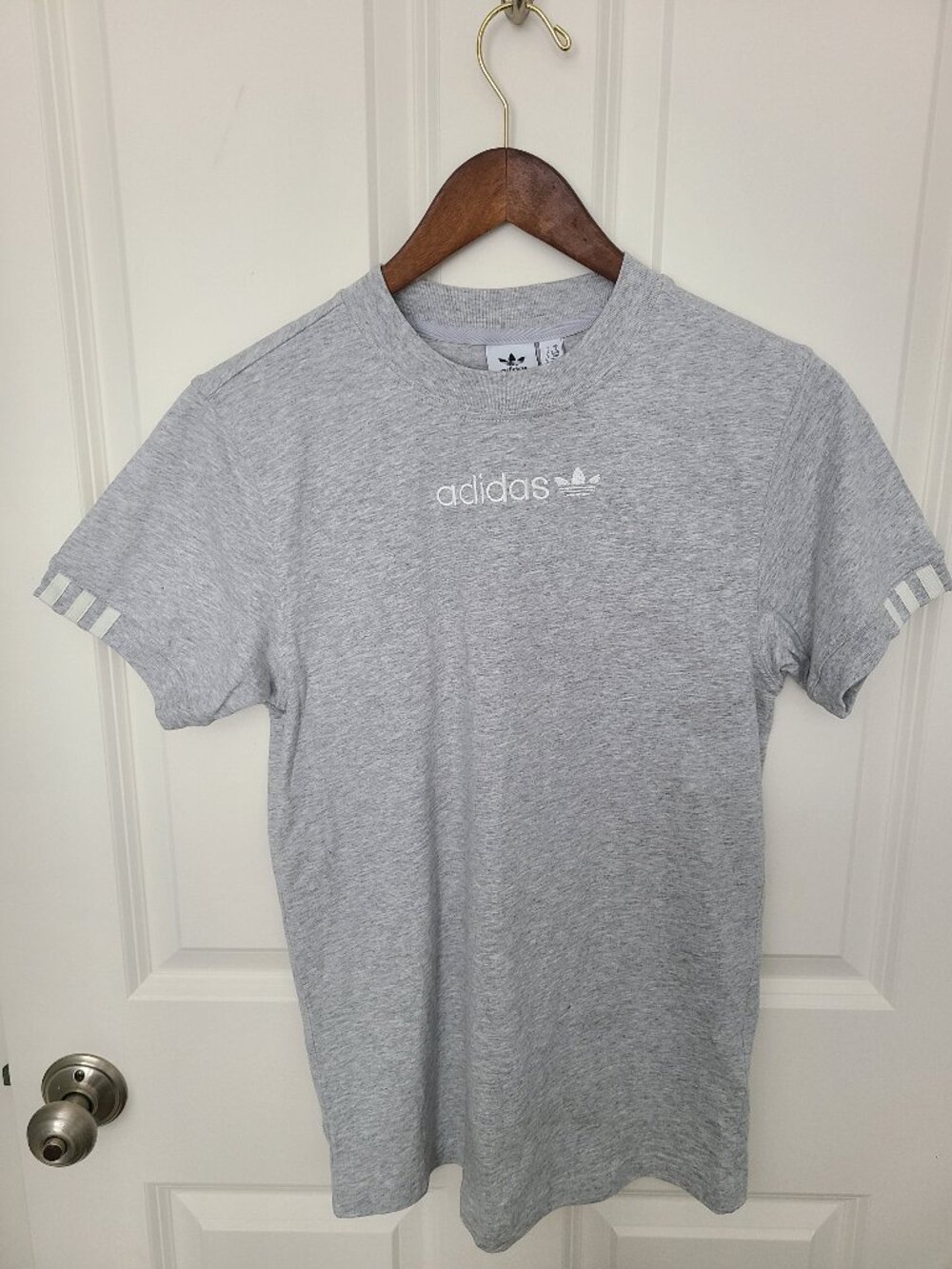 Adidas gray organic cotton tshirt